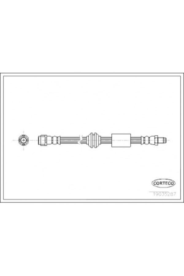 Corteco Mercedes Fren Hortumu On Gl-Class X164 06>12 Ml-Class W164 06>11 - 19035287 - Image 1