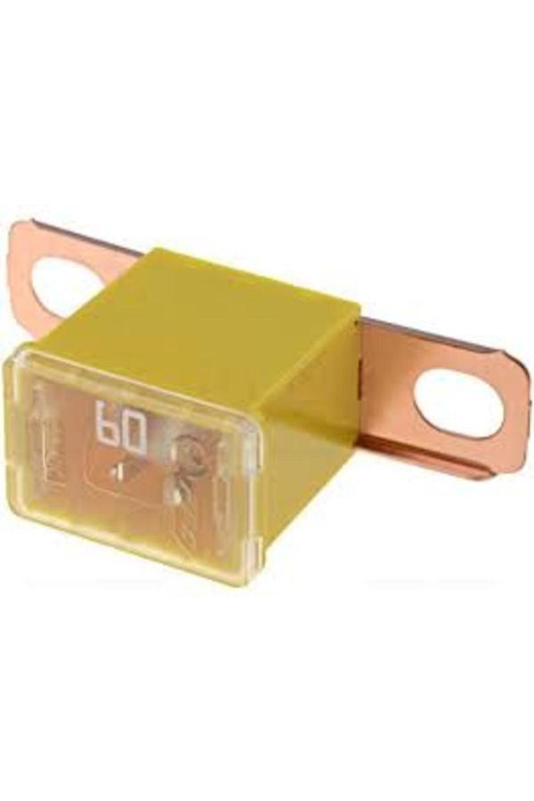Mta 0475060 Yan Ayaklı Sigorta 60 Amper Sarı - Image 1