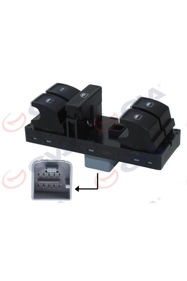 Gva Cam Açma Anahtarı Dörtlü-Nikelajlı Polo 2010 > - Image 1