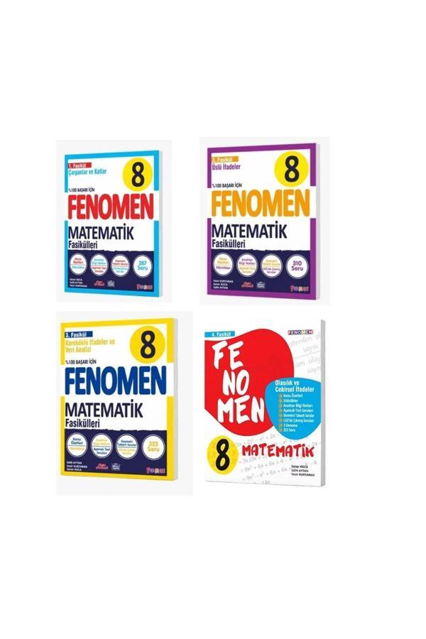  Gama Yayınları Fenomen 8. Sınıf Lgs Matematik 1.2.3.4. Fasikül Konu Özetli Soru Bankası 4 Kitap - Image 1