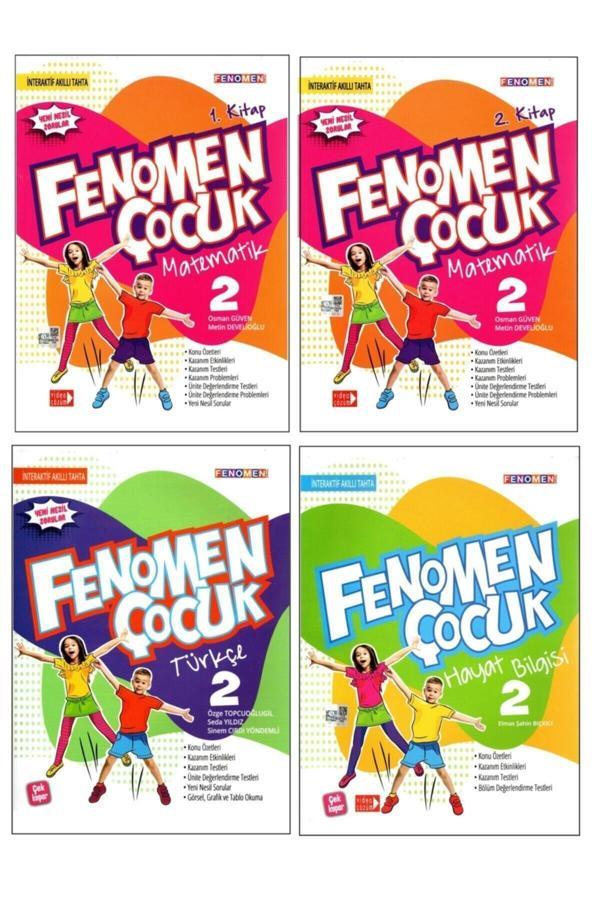Gama Yayınları Fenomen Çocuk 2. Sınıf Set Matematik 2 Kitap+türkçe+hayat Bilgisi 4 Kitap - Image 1