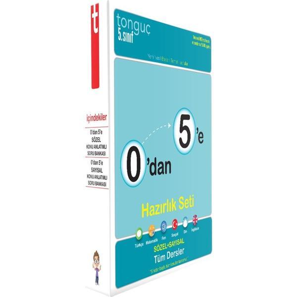 Tonguç Yayınları 5. Sınıf 0'Dan 5'E Konu Anlatımlı Soru Bankası Seti  - Tonguç Akademi - Image 1