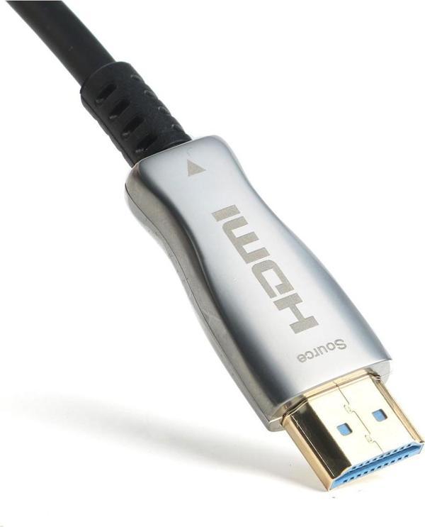100 Metre Hdmi 2.0B 18Gbps 4K 60Hz Aoc Active Optical Fiber Hdmi Kablo Dk-Hd-Cv20L100Aoc - Image 1