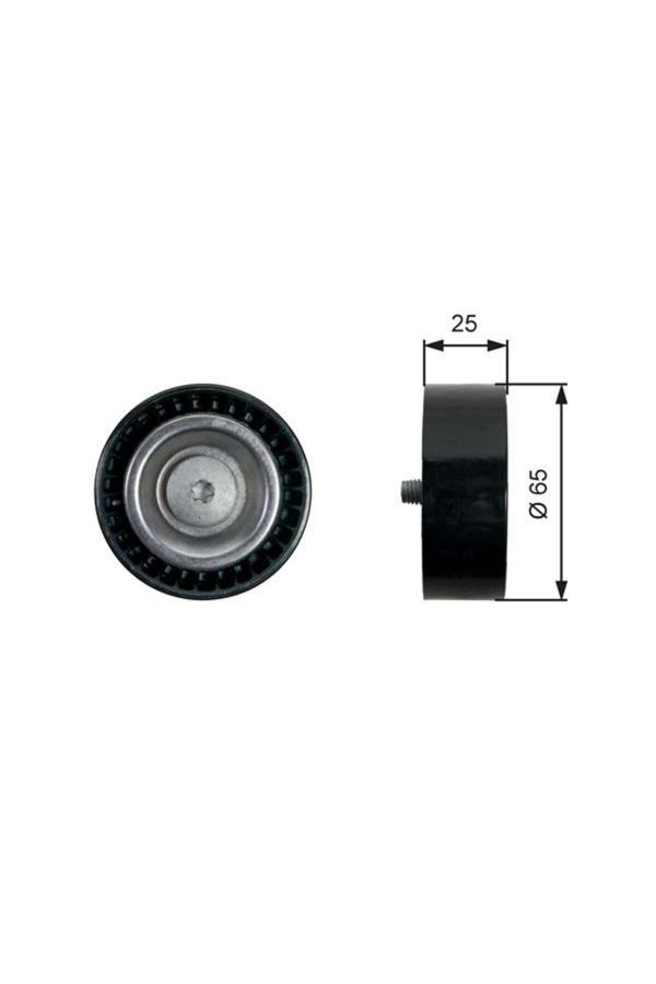 Gates Kayıs Gergı Rulmanı Mercedes C218 W212 S212 W221 W222 W166 A2782020619 - Image 1