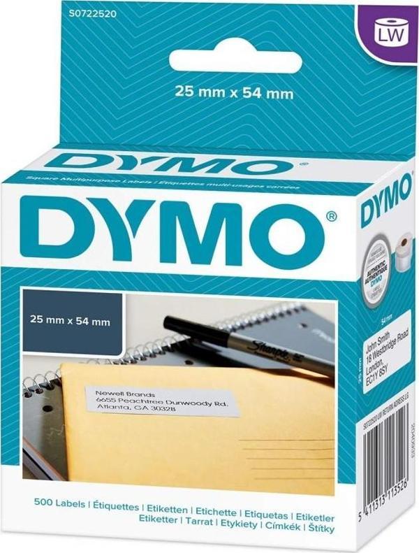 S0722520 Lw İade Adres Etiketi, 500 Etiket-Paket,25 X 54Mm (11352 ) - Image 1