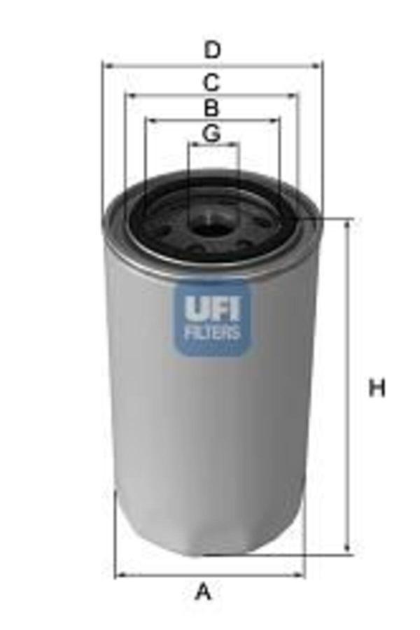 Ufi Yağ Filtresi Ford Escort 3 1.6 D 54Hp 2004-1984-2012-1985 84Fm 6714 Aa - Image 1