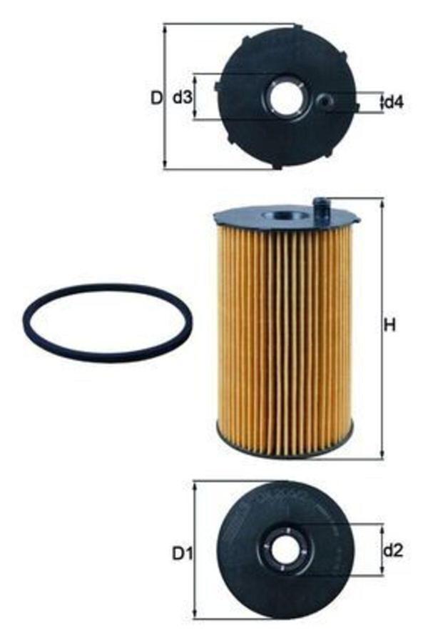 Mahle Yag Fıltresı 276Dt Dıscovery 3 04>09 Dıscovery 4 09>18 Range Rover Sport I 05>13 Jaguar Xj - Image 1