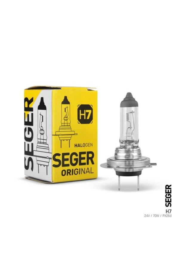Seger Ampul H7 24V 70W Px26D Standart Yenileme 3.500K Standart Işık - Image 1