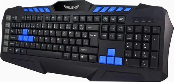 Makrolu Multimedia Q Kablolu Oyuncu Klavyesi Rk100 - Image 1