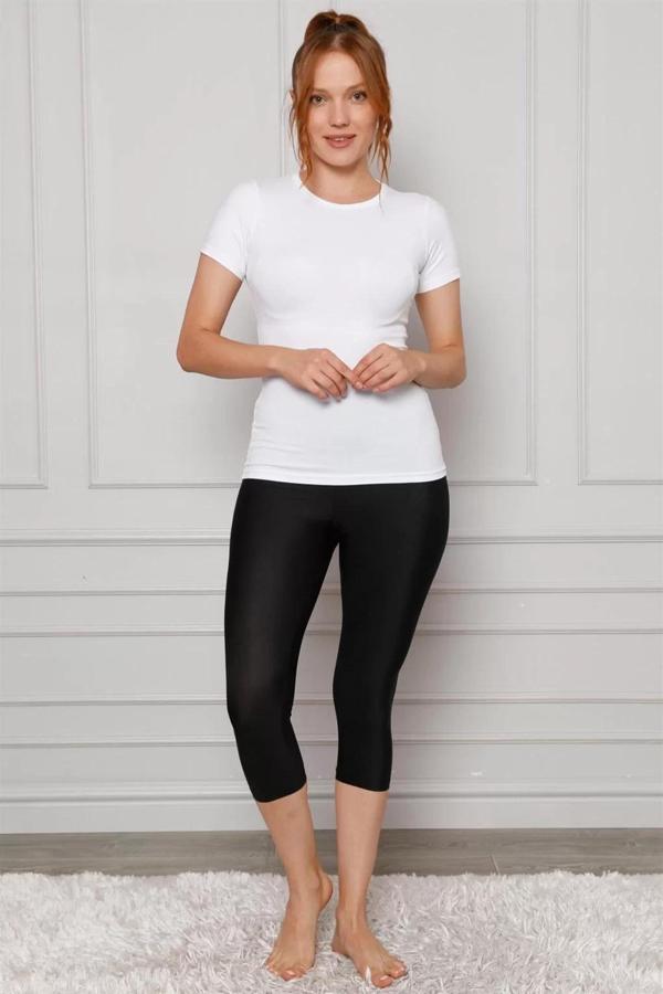 Microfiber Kapri Tayt Siyah - Image 1