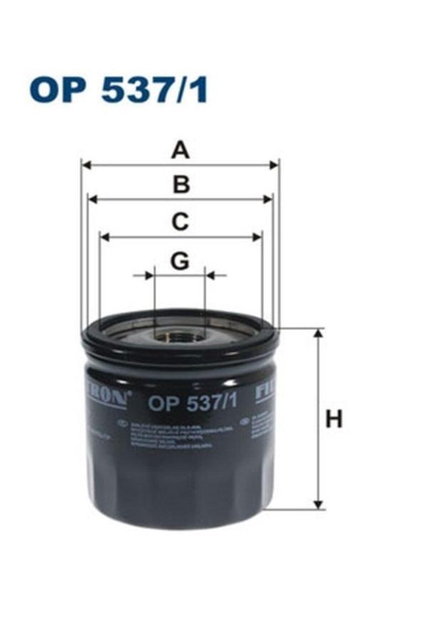 Filtron Yağ Filtresi Fıat Panda Iı 169A 1.1 54Hp 03 - Image 1