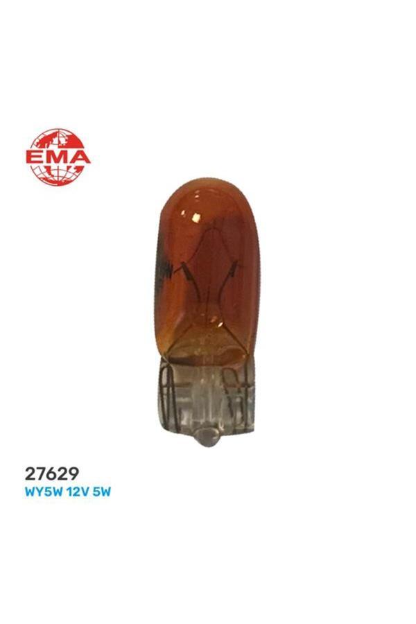 Ema Büyük Dipsiz Ampül Amber 27169 12V 5W Sarı - Image 1