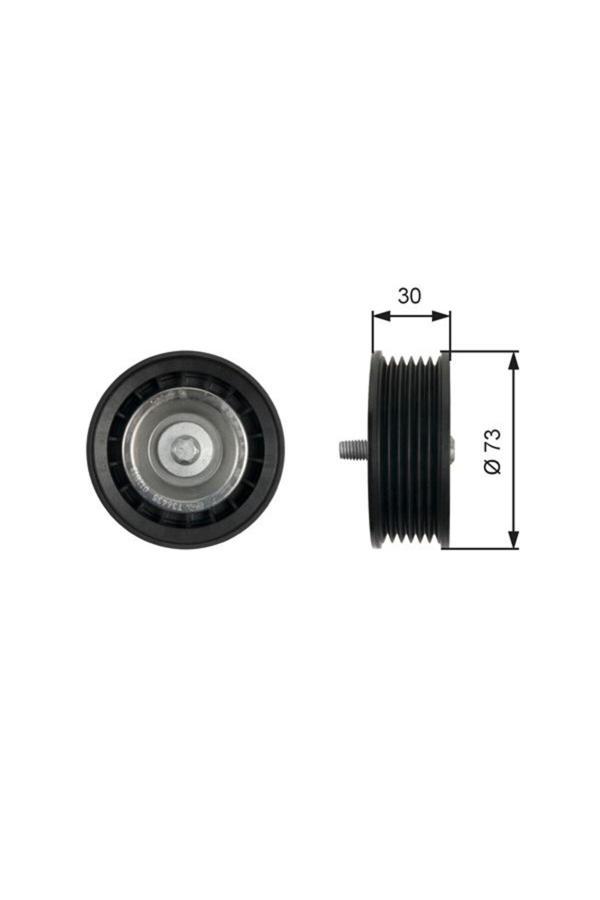 Gates Kayıs Gergı Rulmanı Mercedes W204 W205 C218 W212 C207 W221 W222 A2762020119 - Image 1