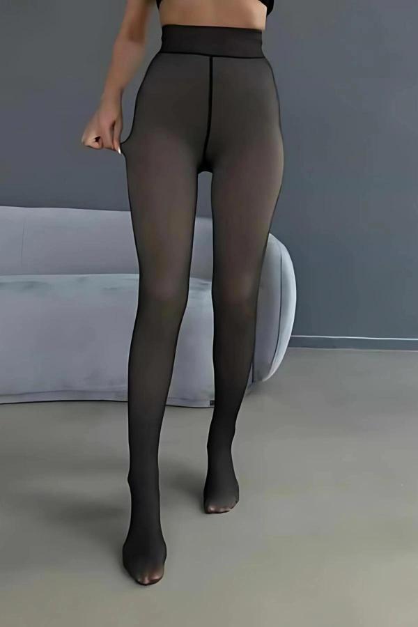 R9800-1 Ayaklı Peluş Tayt - Image 1