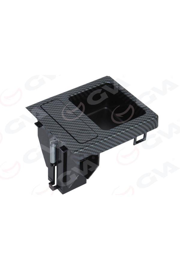 Gva Bozuk Para Kutusu Orta Konsul Karbon Fiber Sıyah Bmw E46 98>06 - Image 1