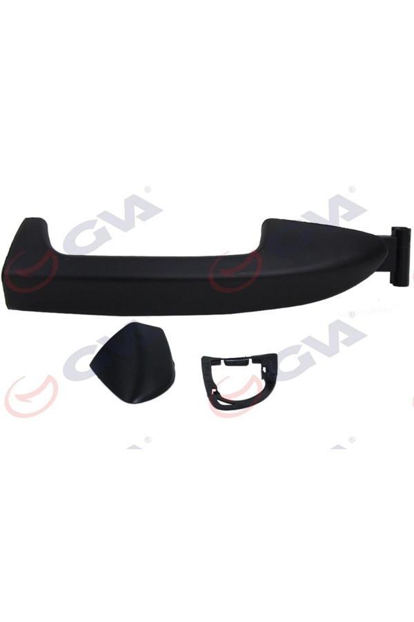 Gva Dış Kapı Kolu Kapaklı Sensör Deliksiz Ön-Arka Sağ Siyah Astarlı Passat 06-10 - Image 1