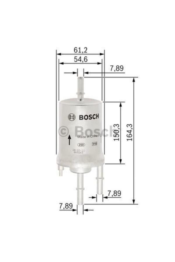 Bosch Yakıt Fıltresı 4 Bar Vw Golf Polo Audı A3 Seat Ibıza Skoda Fabıa 6Q0201051C - Image 1