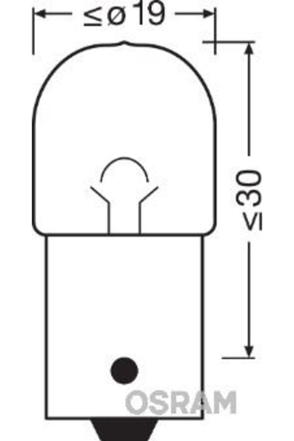 Osram Ampul 12V 67 5W Park - Image 1