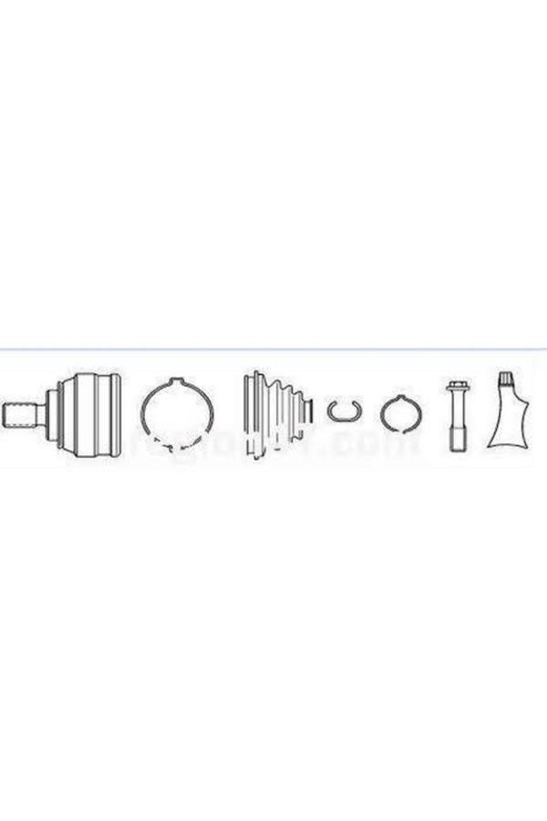 Ölmez Oto Yedek Parça Aks Kafası Dış A3 (8P1) 2.0 16V Tdi 2006-2008 Mt A:36 C:59,5 B:27 H:40,1 L:65,7 - Image 1