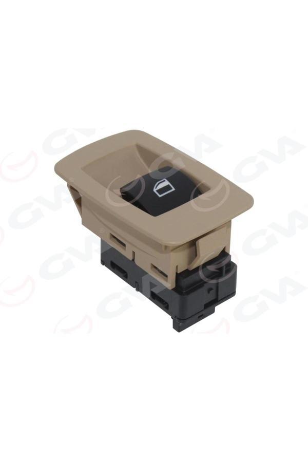 Gva Cam Açma Anahtarı Tekli Bej 3 Fişli Bmw E53 E70 E71 E87 E89 E90 E91 E92 61316945876 - Image 1