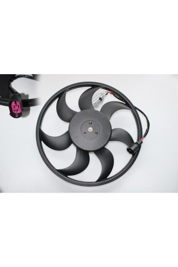 Ölmez Oto Yedek Parça Fan Motoru Sağ Touareg Q7 Cayenne Bks Bun Bug Casa Cjgd Clzb 2.5 Tdi 3.0 Tdi (Kontrol Üniteli Ve Kab - Image 1