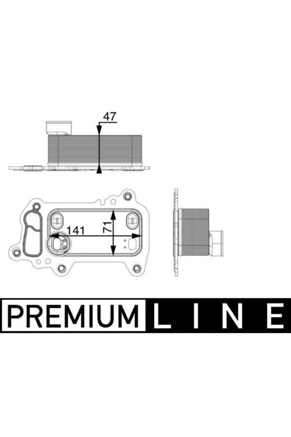 Mahle Motor Yag Sogutucusu Bmw N47 E81 E82 E88 E90 E92 E93 E60 E83 E84 - Image 1