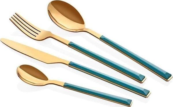 Neva Sweet Premıum Mentol 24 Parça Çatal Kasşık Bıçak Seti N2727 - Image 1