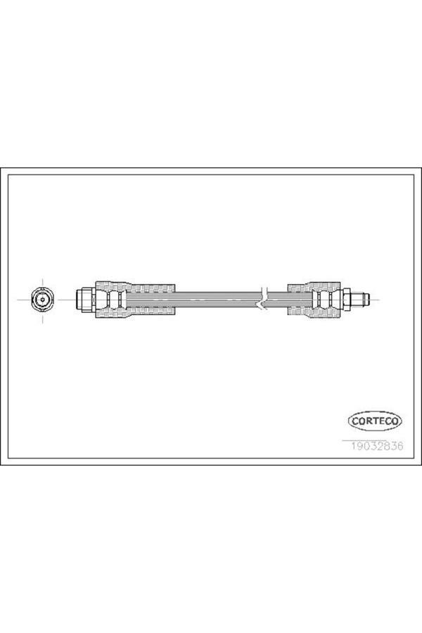 Corteco Fren Hortumu On Mercedes Vaneo W414 02>05 - Image 1