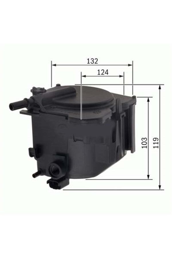 Parcaworld Yakıt Filtresi Partner 206 207 307 308 407 Berlingo C2 C3 C4 C5 Fiesta Focus Ç Max Tepee 1.6Hdi - Image 1