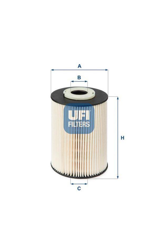 Ufi Mazot Fıltresı Mondeo Iv Iv 07 14 2.0 Tdcı Volvo S40 S60 V50 V70 C30 C70 Xc60 D3-D4-D5 2.4D - Image 1