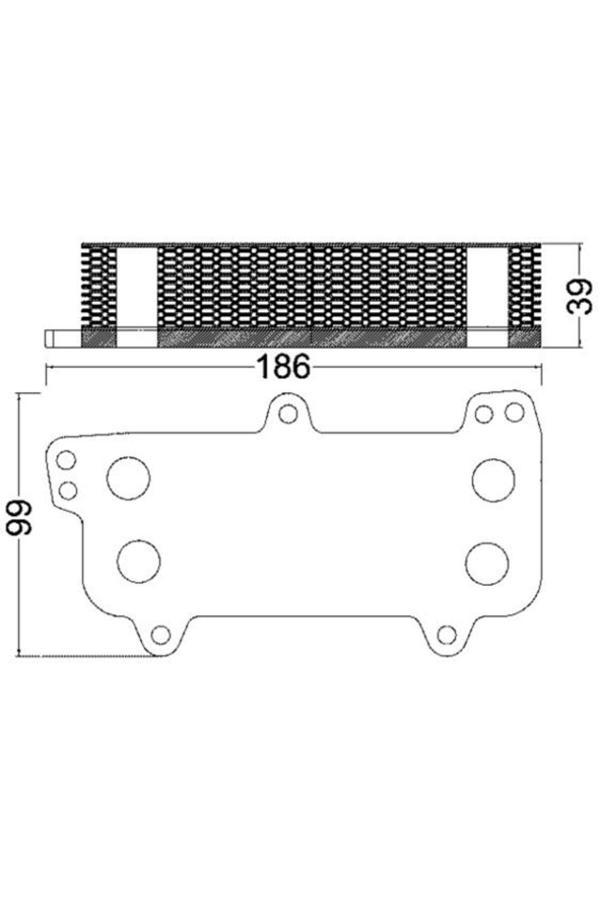 Mahle Yağ Soğutucusu Transporter T5 - Touareg 2.5 Tdı 2004-2010 130Ps - Image 1