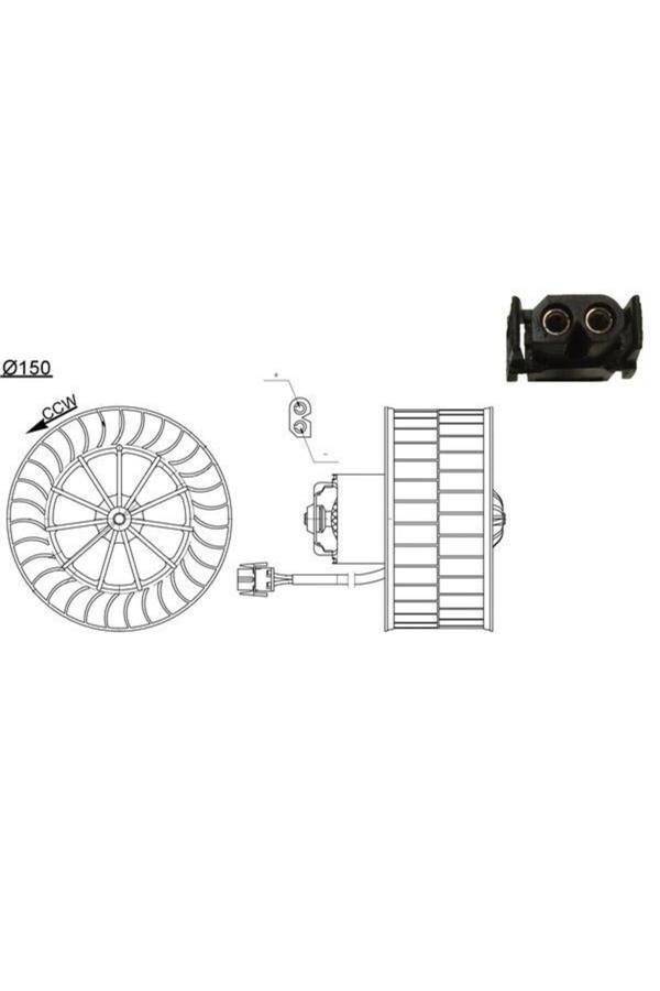 Mahle Kalorıfer Motoru Bmw E36 12V Klımasız - Image 1