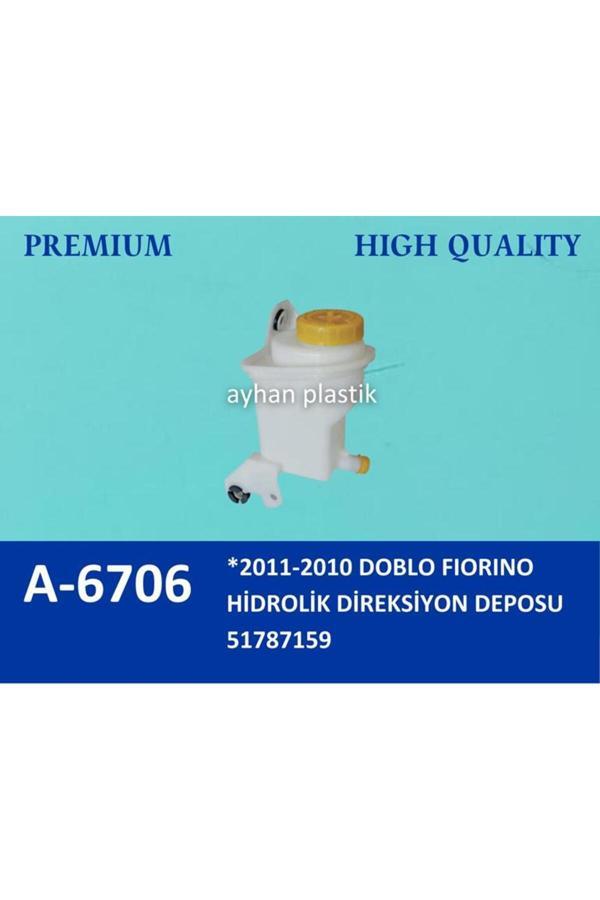 Ayhan Hidrolik Direksiyon Yağ Deposu Kapaklı Fıat Fıorıno 2009 Lınea 2009 Doblo 2010 51958898 51787159 - Image 1