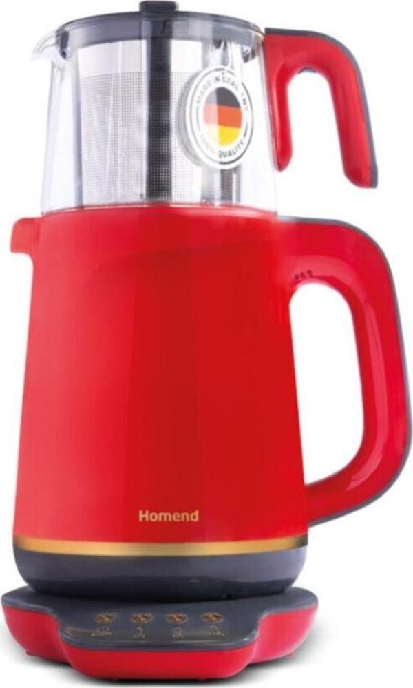Homend Royaltea 1761H Konuşan Çay Makinesi Kırmızı Gold - Image 1