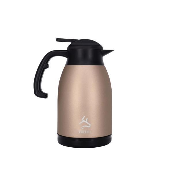 Big Therm 2 Lt Paslanmaz Çelik Rose Gold Çay Termosu, 24 Saat Soğuk, 12 Saat Sıcak Tutma - Image 1