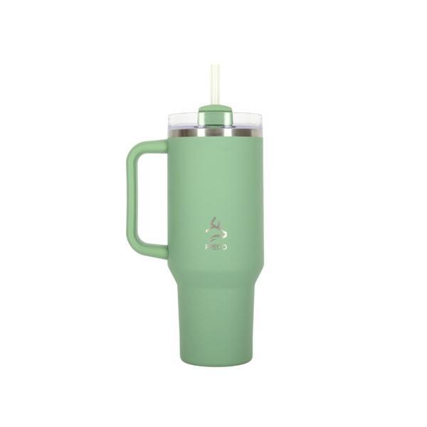 Sip Voyage Mint Yeşil Paslanmaz Çelik Pipetli Termos Bardak 900ml - Image 1