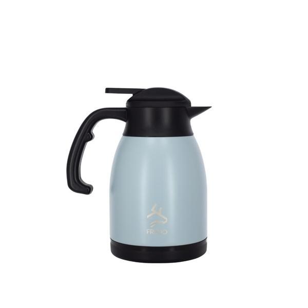 Big Therm 1.5 Lt Paslanmaz Çelik Bebek Mavisi Çay Termosu, 24 Saat Soğuk, 12 Saat Sıcak Tutma - Image 1