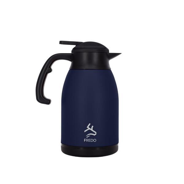 Big Therm 2 Lt Paslanmaz Çelik Lacivert Çay Termosu, 24 Saat Soğuk, 12 Saat Sıcak Tutma - Image 1