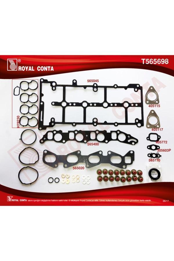 Royal Üst Takım Contası Corteco Keçeli Reınz Subap Lastik Skc Siz Doblo-Lınea-Bravo Iı 1.6 Dmtj - Image 1