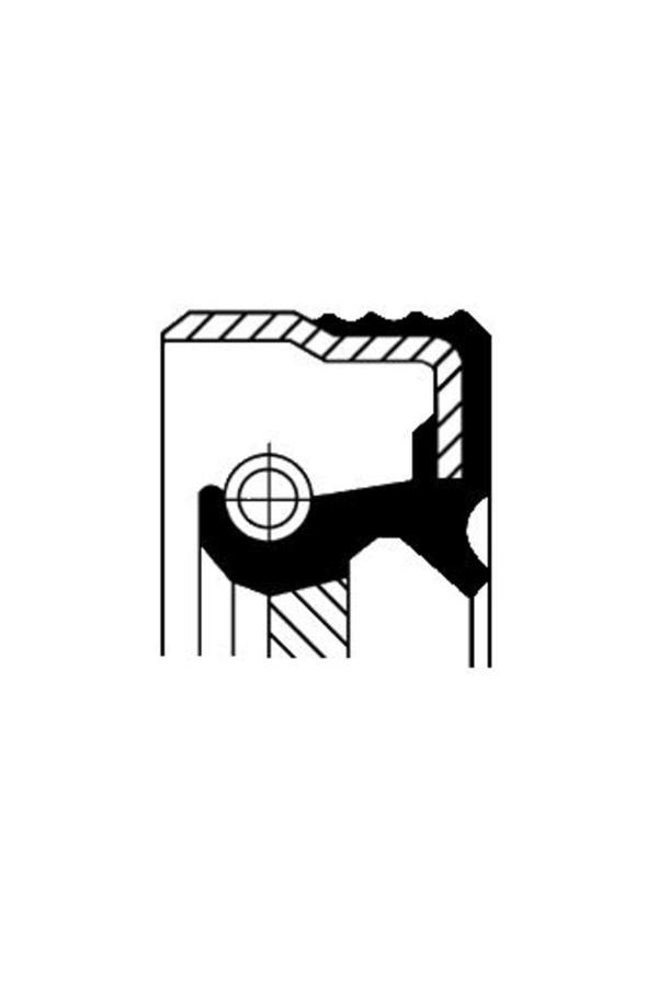 Corteco 12013361B Krank Keçesi Arka R19-Clıo-Kng 1.4-Mgn-Lgn 1.4 1.6 - Image 1