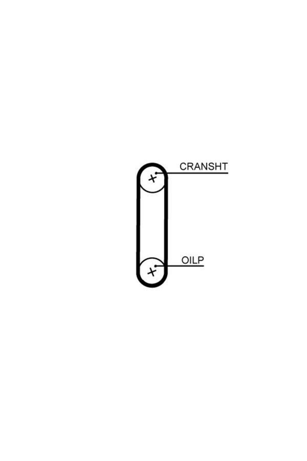 Gates Yağ Pompa Kayışı Polo-Golf7-Jetta-Passat-Crafter-A3-A4-Leon 2013 > 1.6-2.0Tdı - Image 1