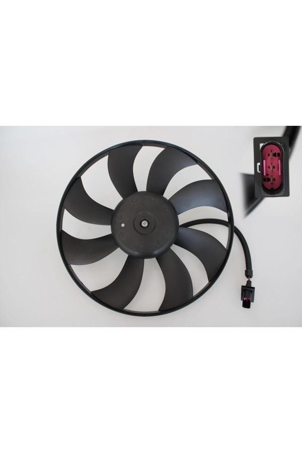 Ölmez Oto Yedek Parça Fan Motoru Polo Cordoba Fabia Amf Bnv Bnm 1.4 Tdi 393 Mm (Rezistanslı Ve Kablolu) - Image 1