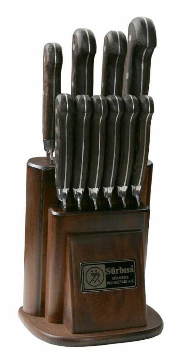 61500YM - Sürmene Yöresel Mutfak Bıçağı Seti - 10 lu Set - Image 1
