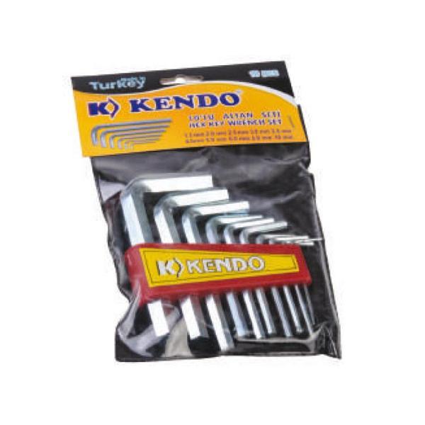 Kendo Poşetli 6 Köşe Alyan Seti 10 Parça - Image 1