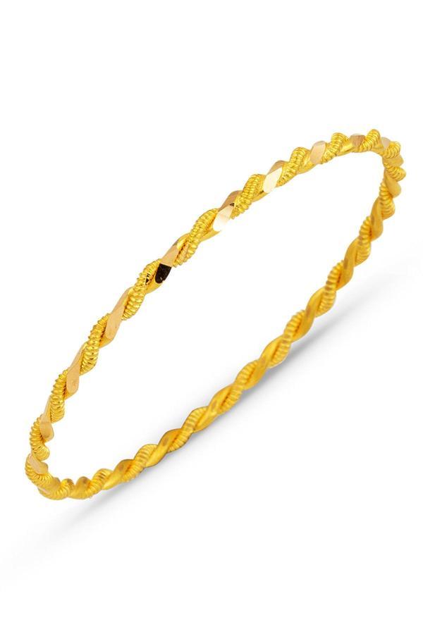 İkili Burma 22 Ayar Altın Bilezik 7 gr - Image 1