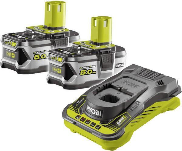 Ryobi RC18150-250 18V 2x5.0Ah Çift Akülü + Şarj Cihazı Seti - 5133004422 - Image 1