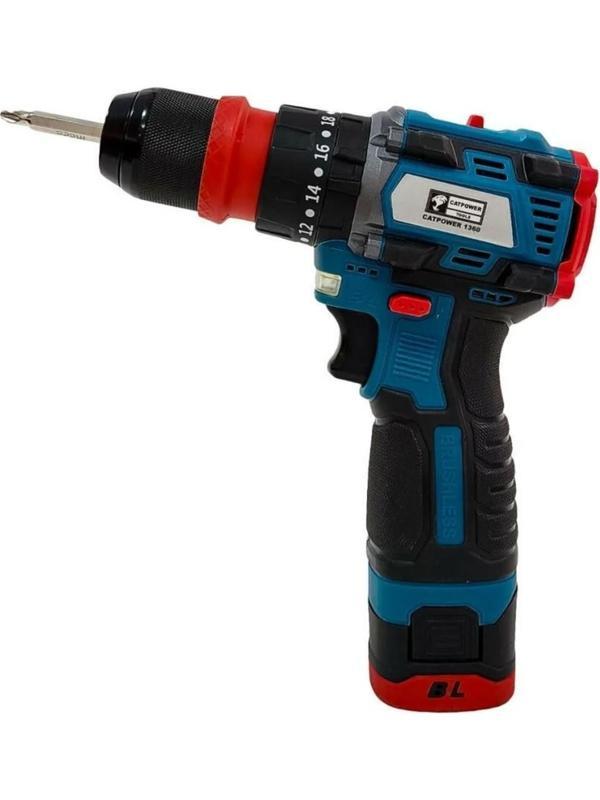 CATPOWER 1360 16 V Li-Ion 2.0 Ah Kömürsüz Akülü Vidalama - Image 1