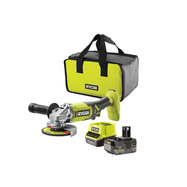 Ryobi RAG18125-1C40S 1x4.0Ah Tek Akülü Avuç Taşlama 125 mm- 5133005643 - Image 1