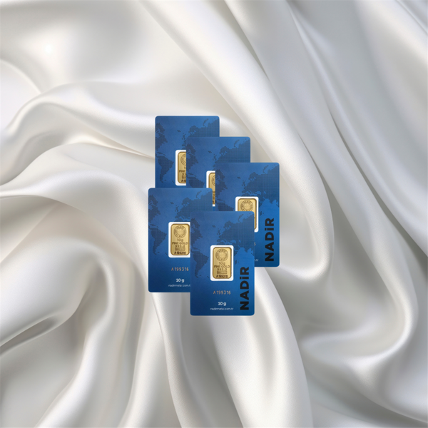 5 ADET 10 GR 24 AYAR NADİR GRAM ALTIN - Image 1