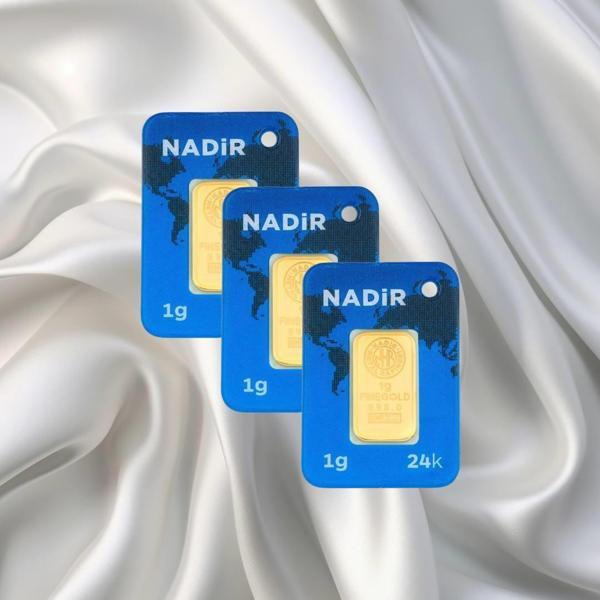 3 ADET 1 GR 24 AYAR NADİR GRAM ALTIN - Image 1